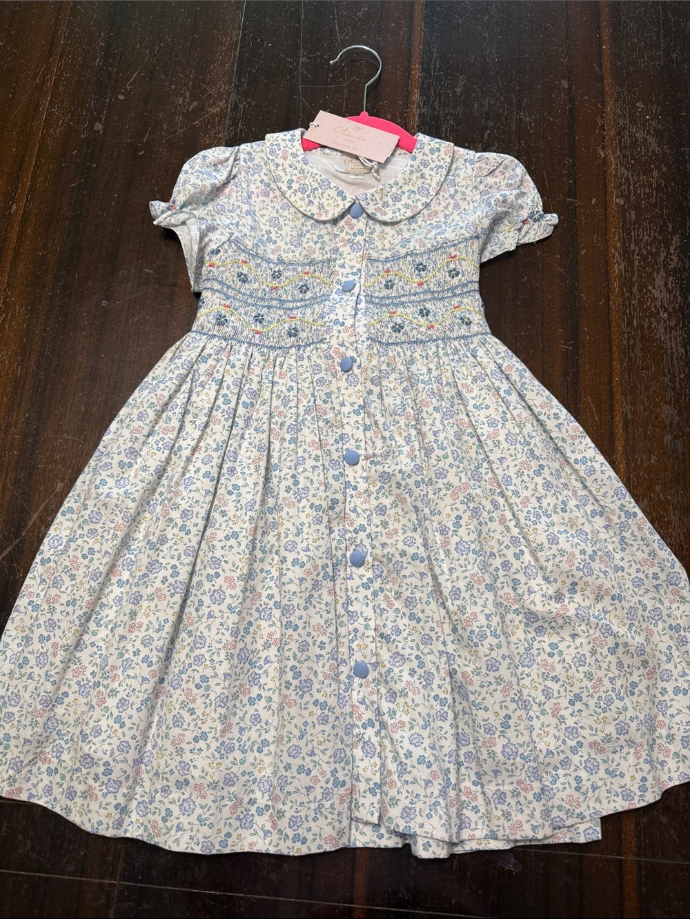 Antoinette Paris size 6 smocked dress new